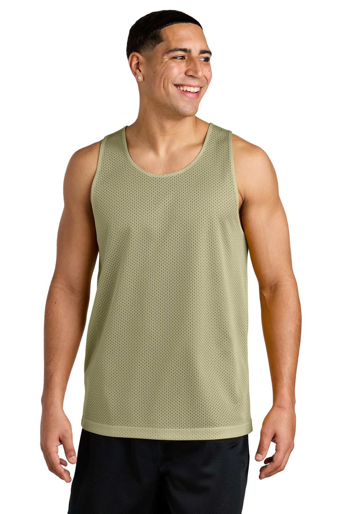 Sport-Tek PosiCharge Reversible Mesh Tank - Vegas Gold/ Black