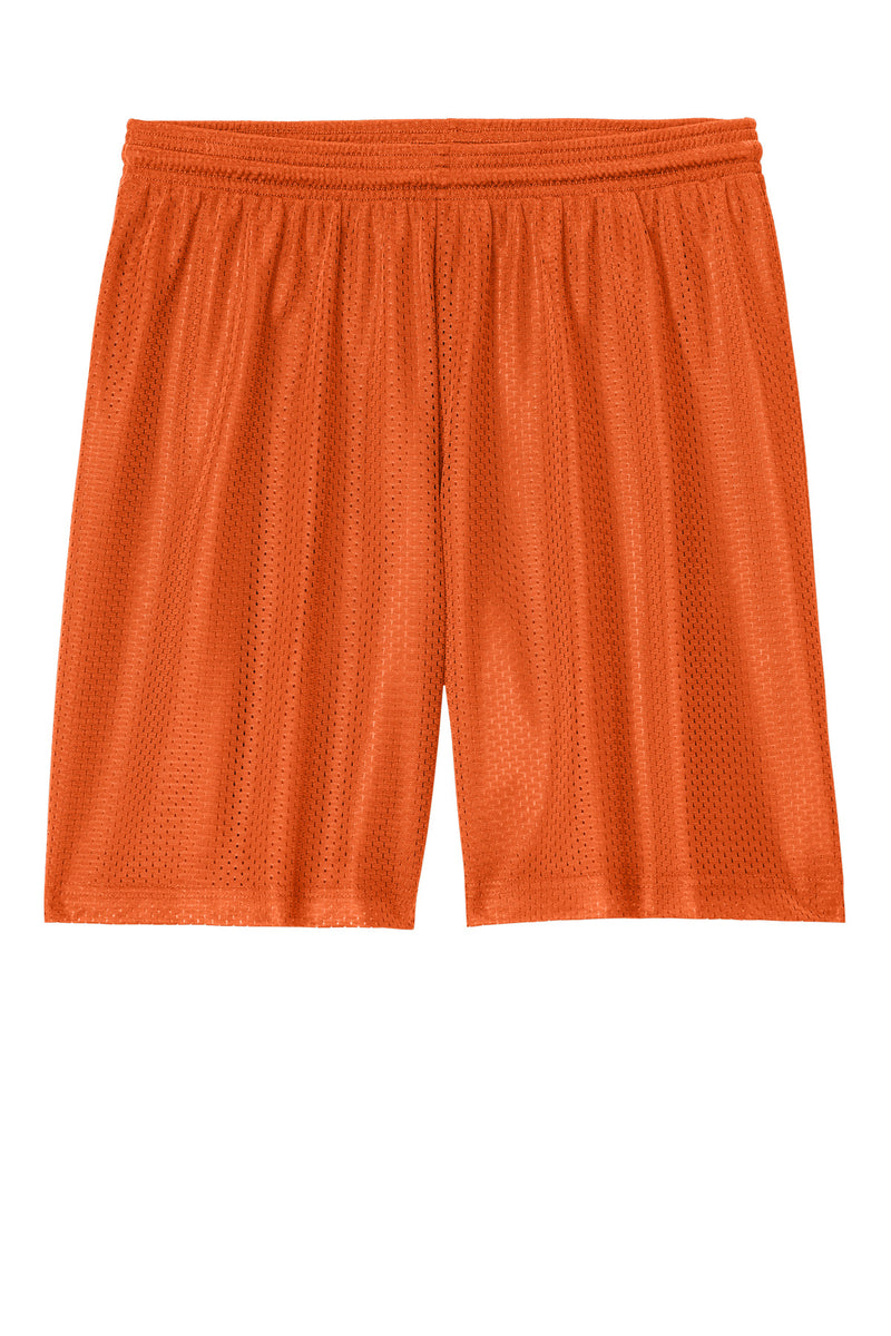 Sport-Tek PosiCharge Mesh 7  Short - Deep Orange