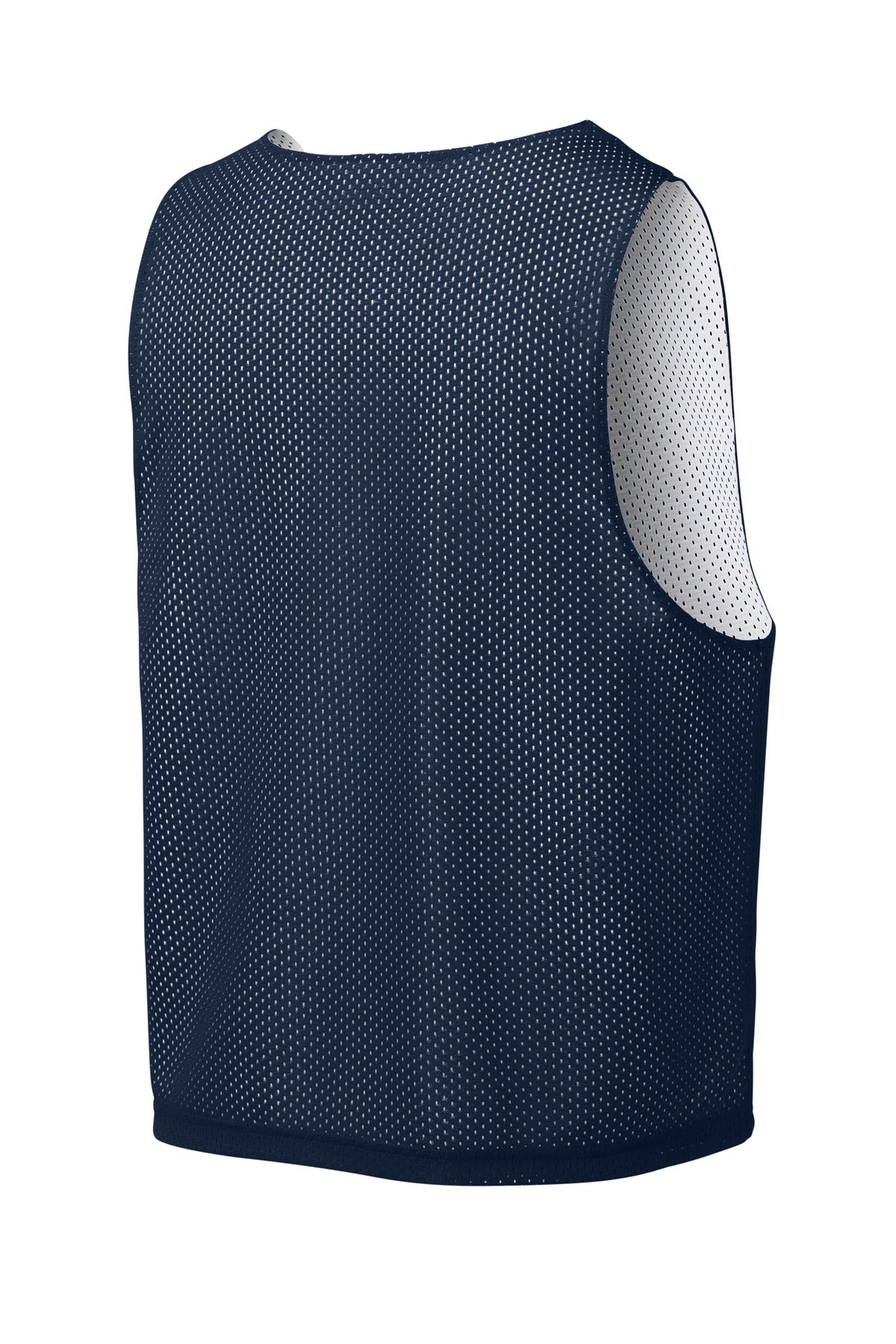 Sport-Tek Lacrosse Reversible Pinnie - True Navy/ White