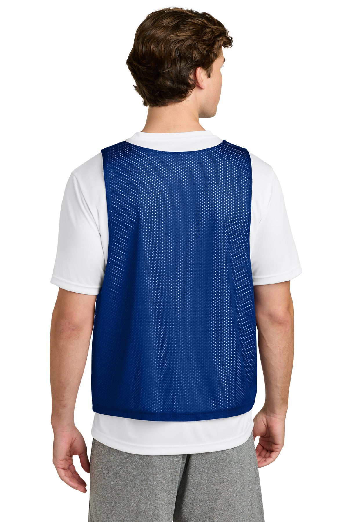 Sport-Tek Lacrosse Reversible Pinnie - True Royal/ White