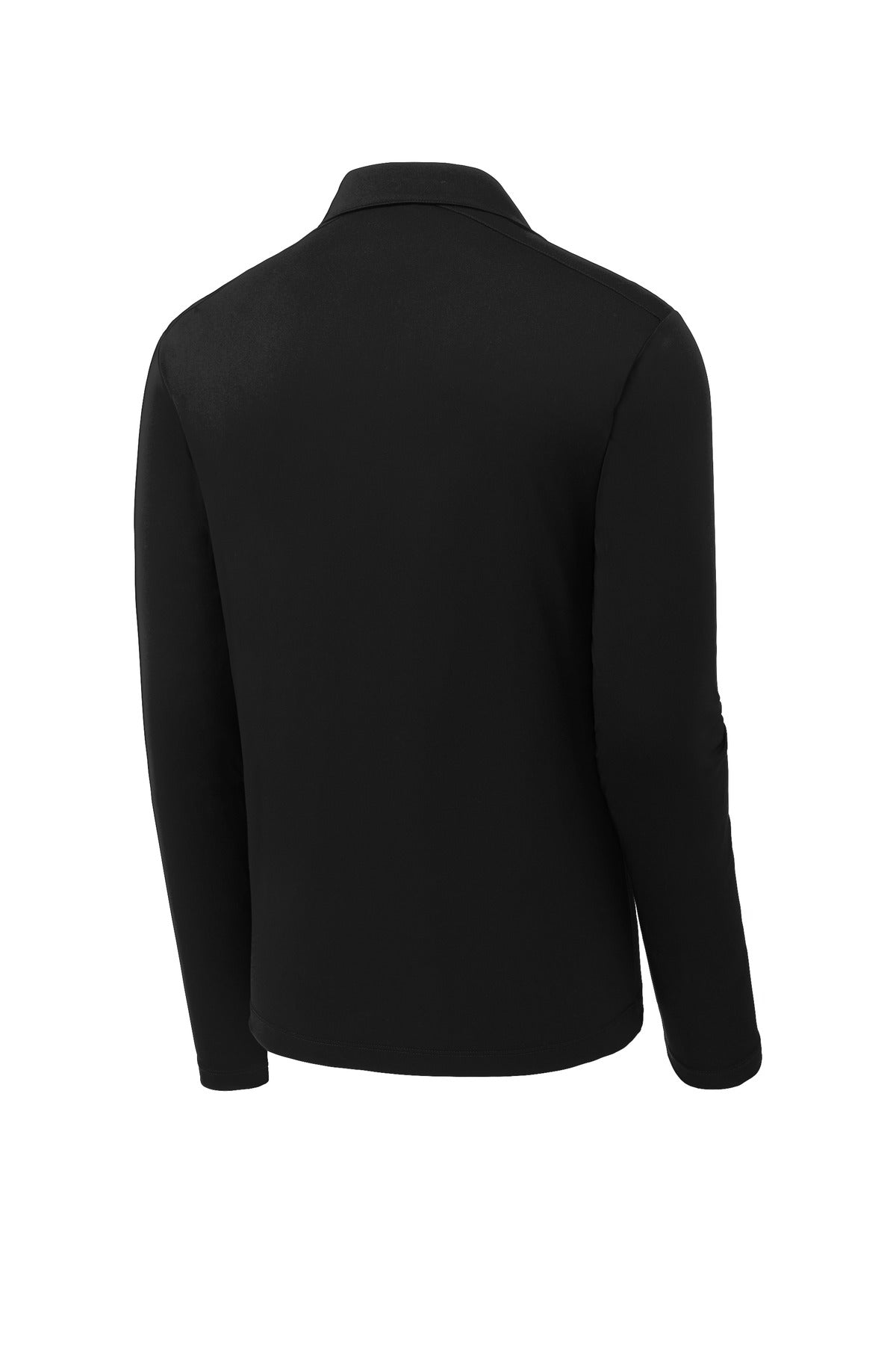 Sport-Tek   Posi-UV  Pro Long Sleeve Polo - Black