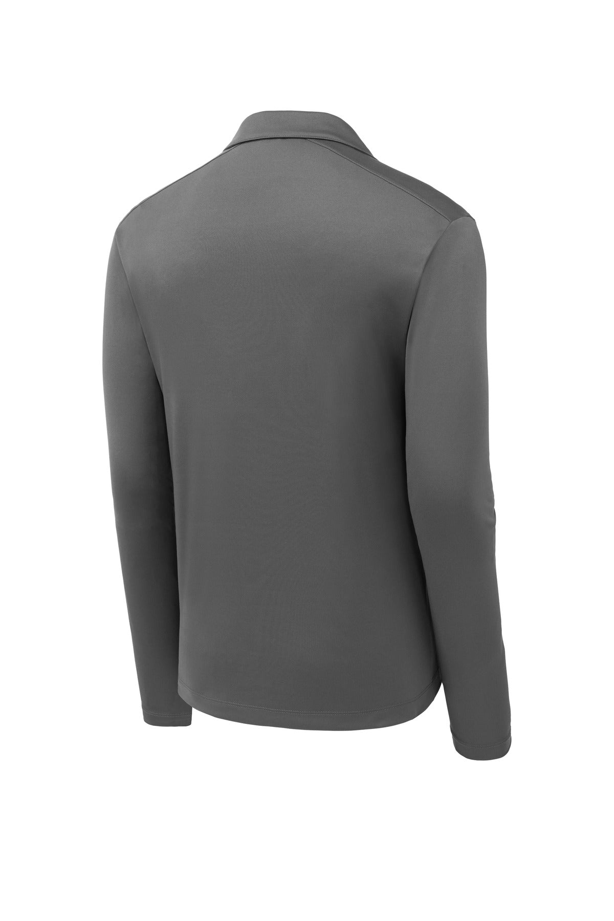 Sport-Tek   Posi-UV  Pro Long Sleeve Polo - Dark Smoke Grey