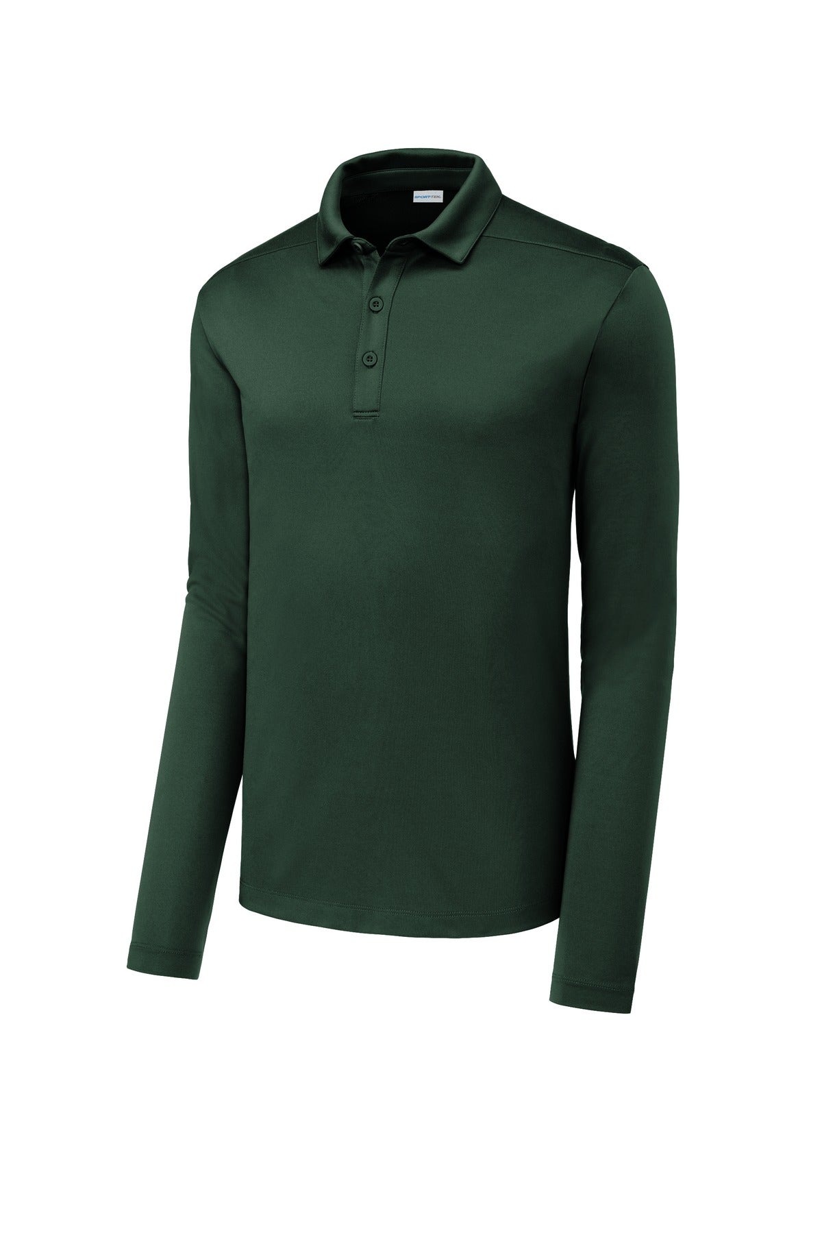 Sport-Tek   Posi-UV  Pro Long Sleeve Polo - Forest Green
