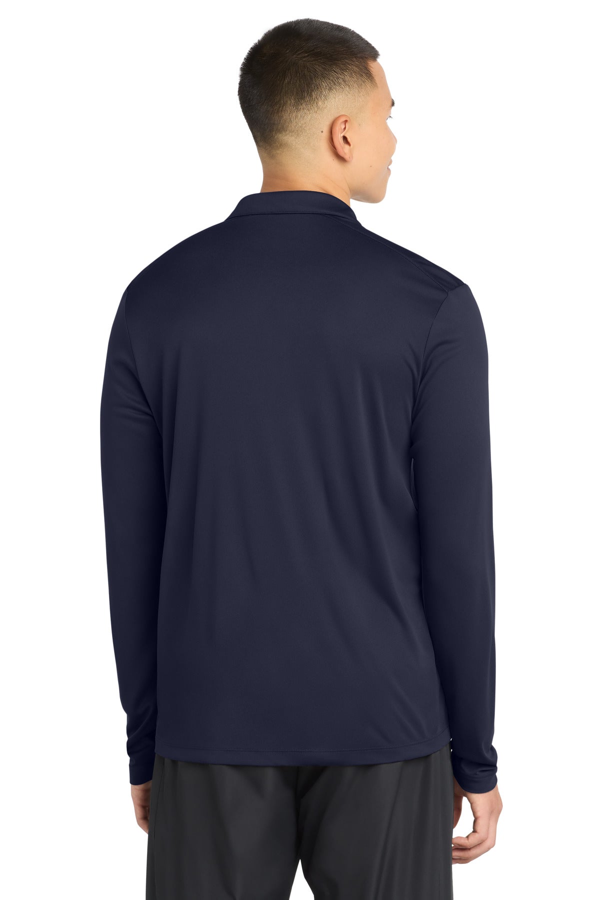 Sport-Tek   Posi-UV  Pro Long Sleeve Polo - True Navy