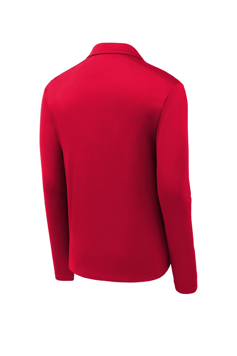 Sport-Tek   Posi-UV  Pro Long Sleeve Polo - True Red