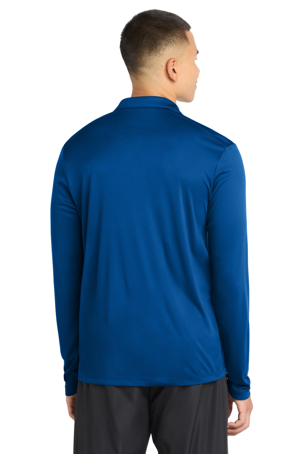 Sport-Tek   Posi-UV  Pro Long Sleeve Polo - True Royal