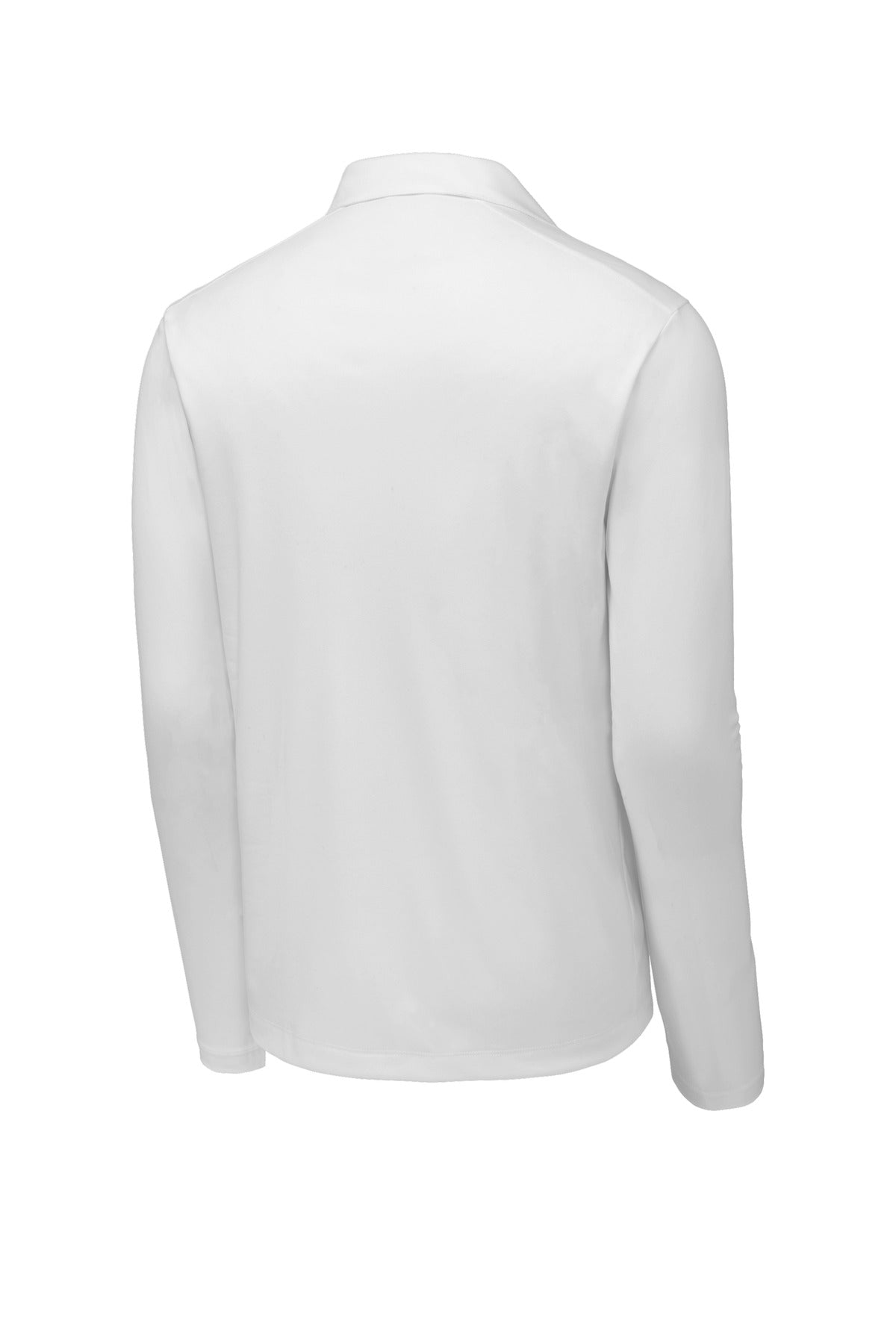 Sport-Tek   Posi-UV  Pro Long Sleeve Polo - White