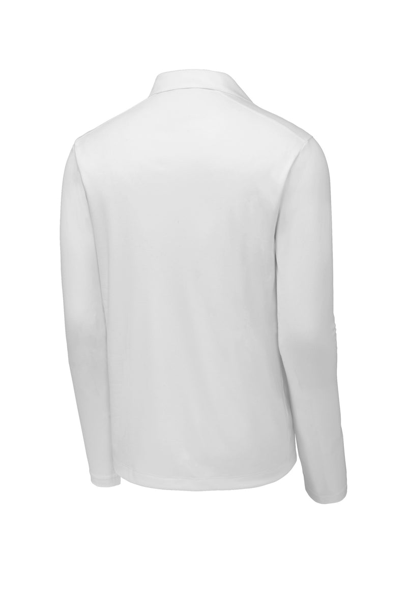 Sport-Tek   Posi-UV  Pro Long Sleeve Polo - White