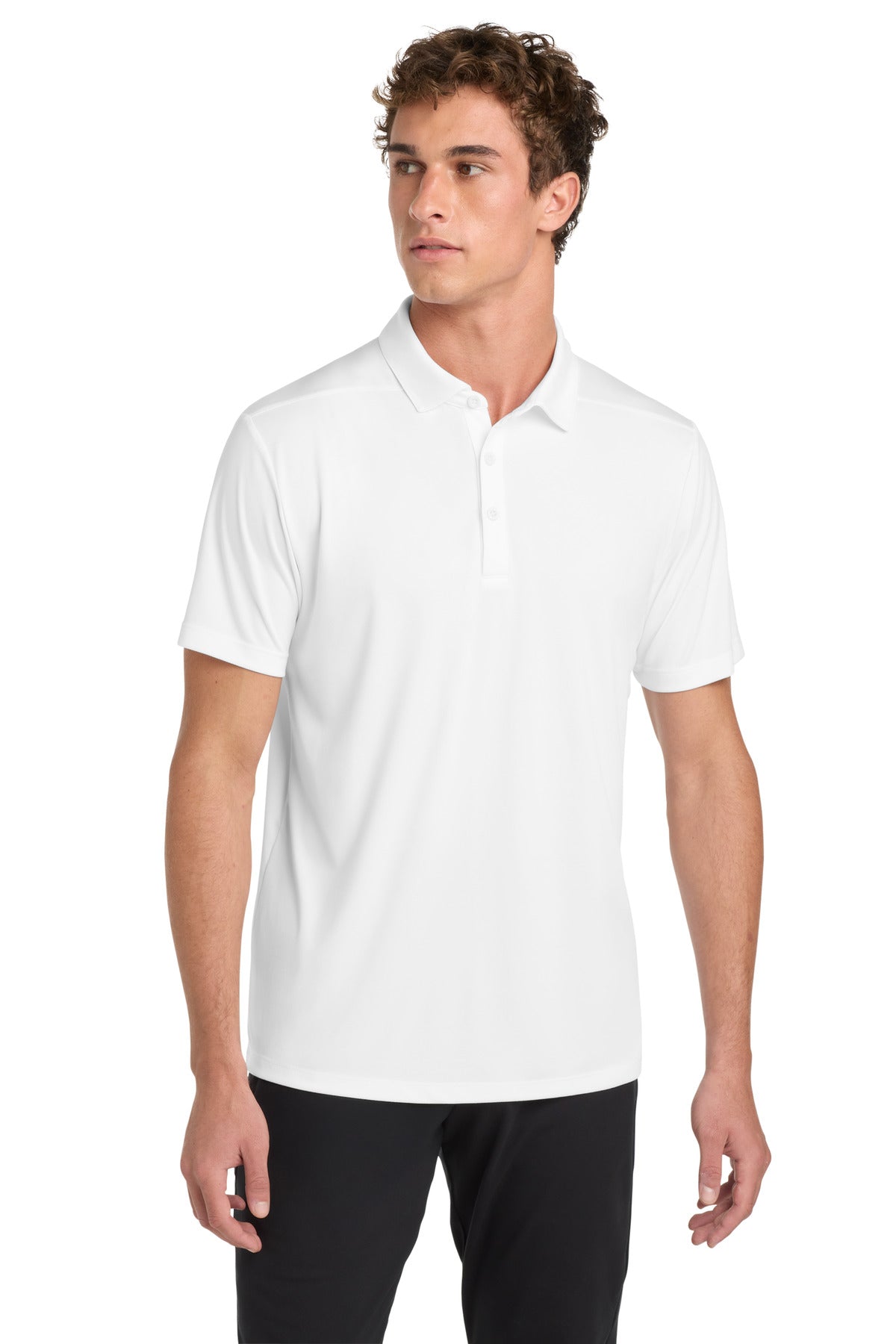 Sport-Tek   Posi-UV  Pro Polo - White