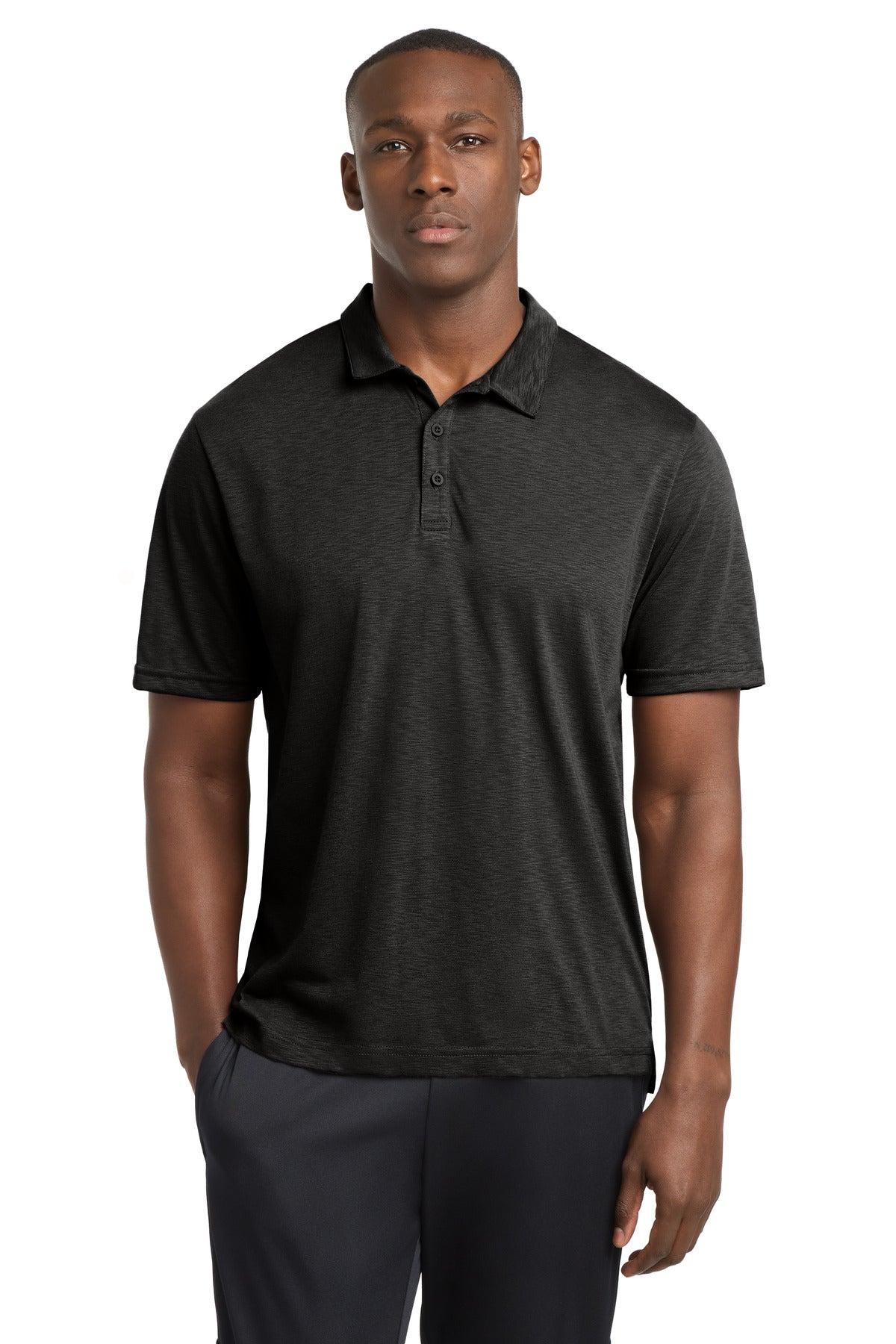 Sport-Tek  PosiCharge  Strive Polo - Black