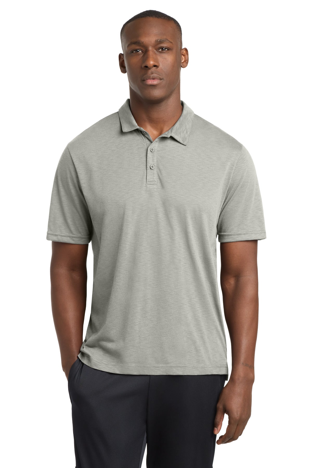 Sport-Tek  PosiCharge  Strive Polo - Silver