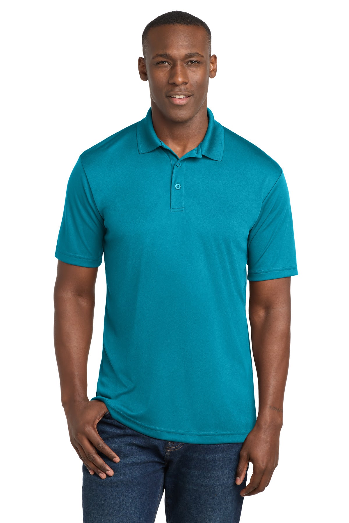 Sport-Tek  PosiCharge  Competitor  Polo - Atomic Blue