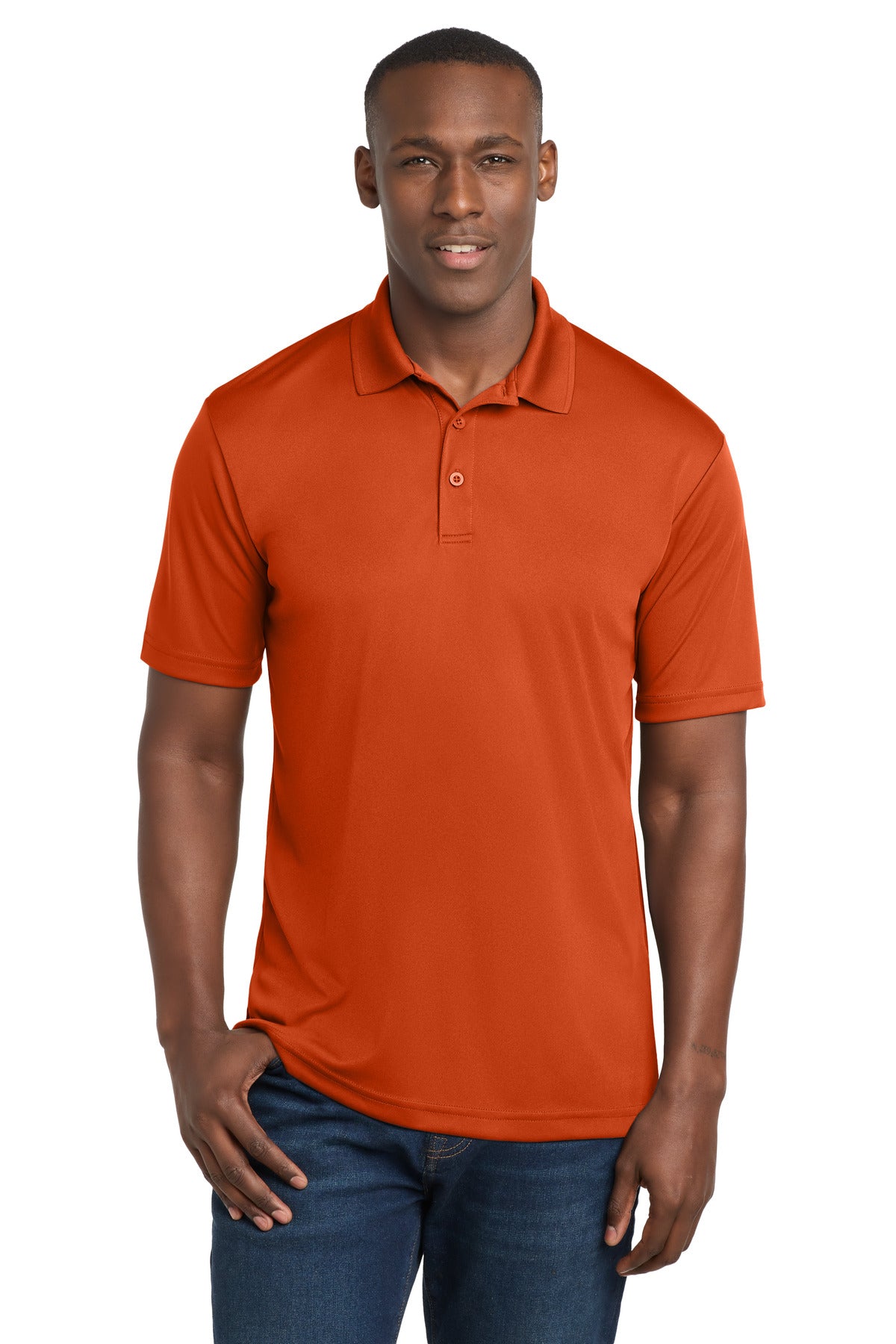 Sport-Tek  PosiCharge  Competitor  Polo - Deep Orange