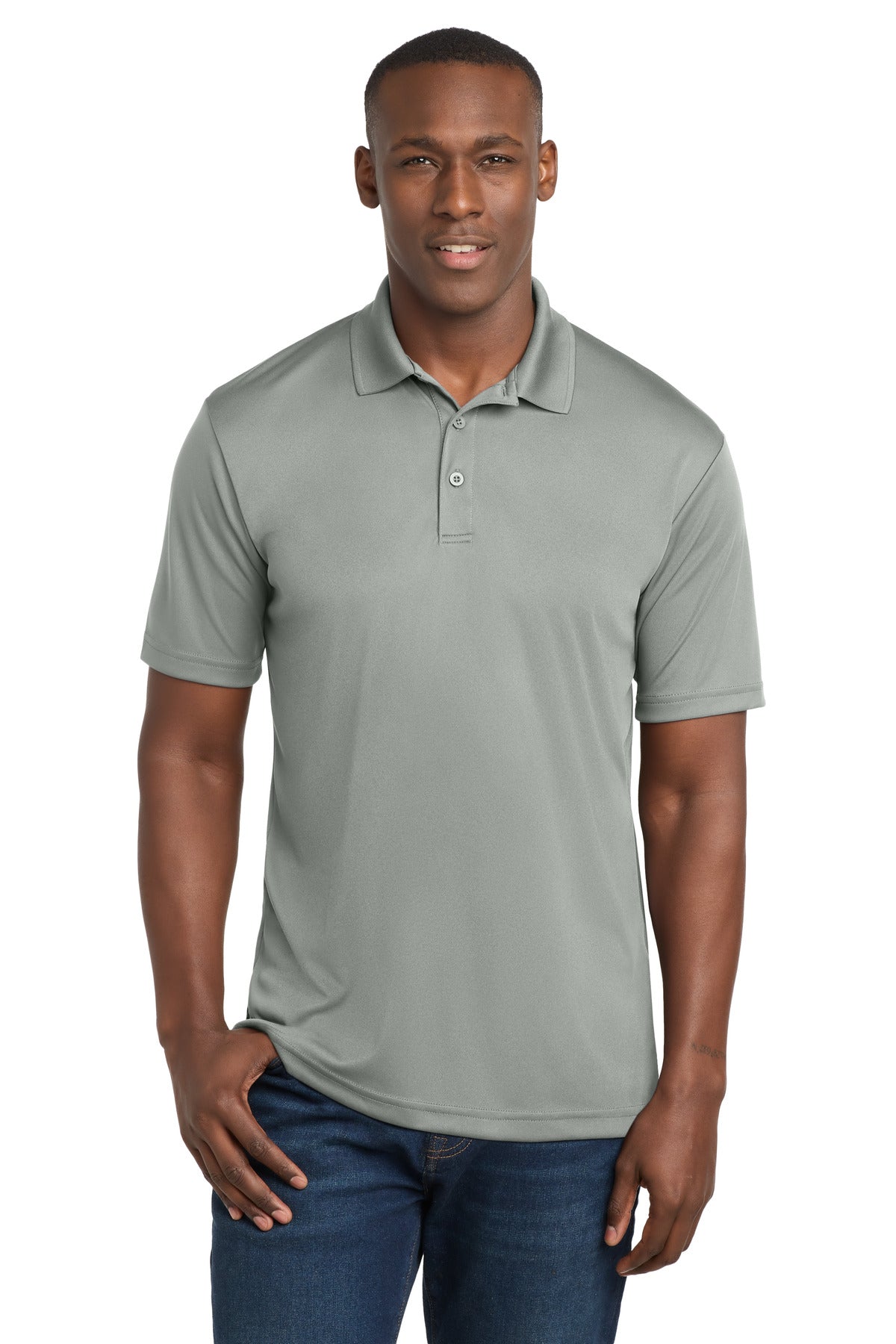 Sport-Tek  PosiCharge  Competitor  Polo - Silver