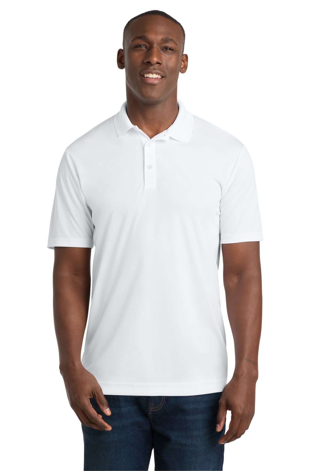 Sport-Tek  PosiCharge  Competitor  Polo - White