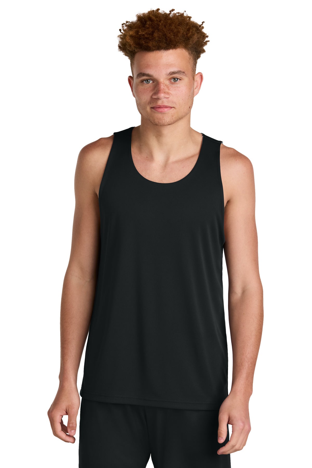 Sport-Tek PosiCharge Competitor Rev Tank - Black/ White
