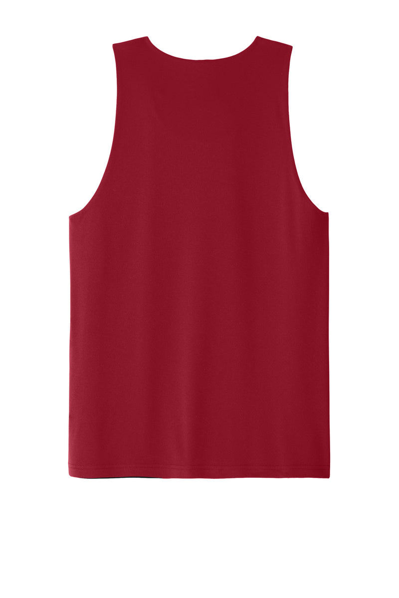 Sport-Tek PosiCharge Competitor Rev Tank - Deep Red/ Black