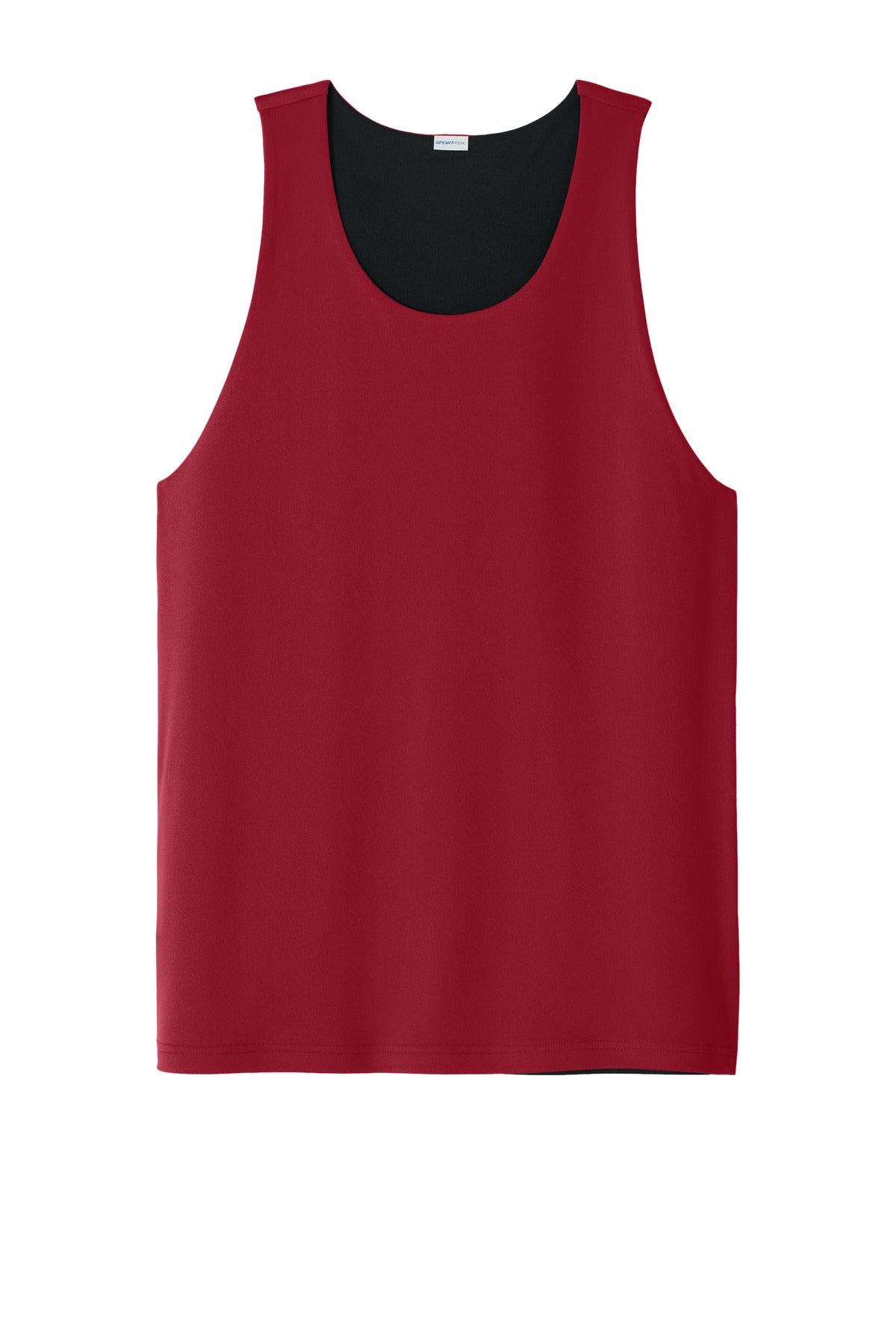 Sport-Tek PosiCharge Competitor Rev Tank - Deep Red/ Black