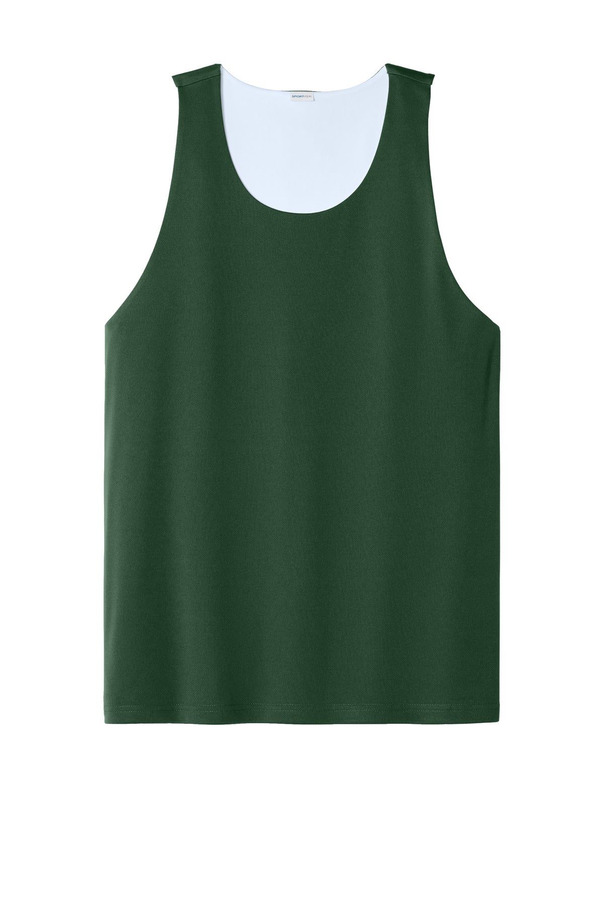 Sport-Tek PosiCharge Competitor Rev Tank - Forest Green/ White