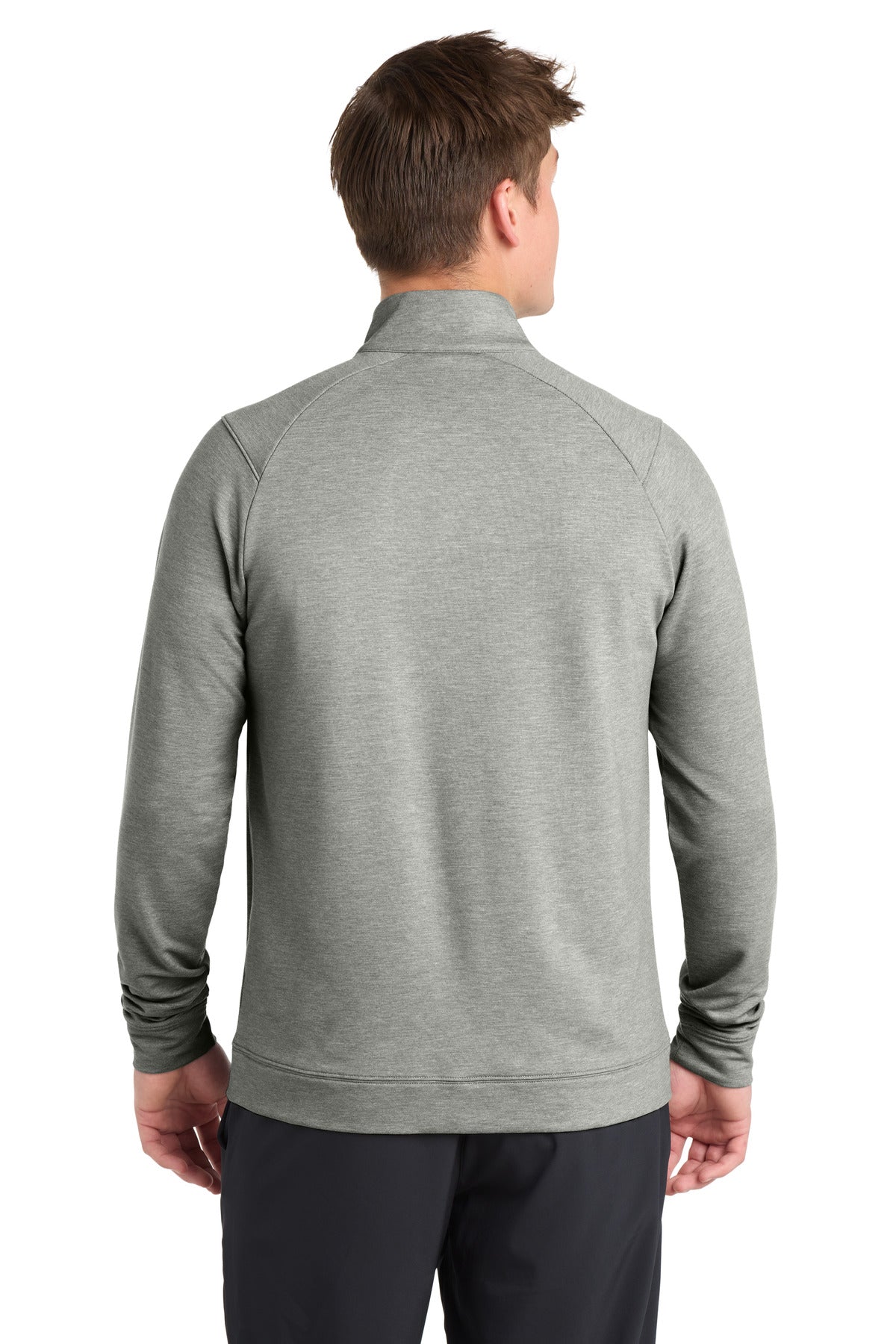 Sport-Tek Sport-Wick Flex Fleece Full-Zip - Light Grey Heather