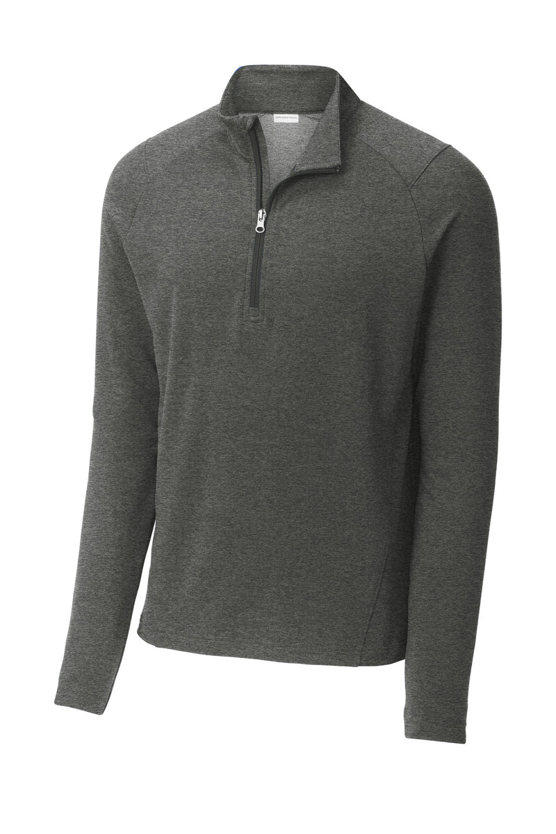 Sport-Tek Sport-Wick Flex Fleece 1/4-Zip - Dark Grey Heather