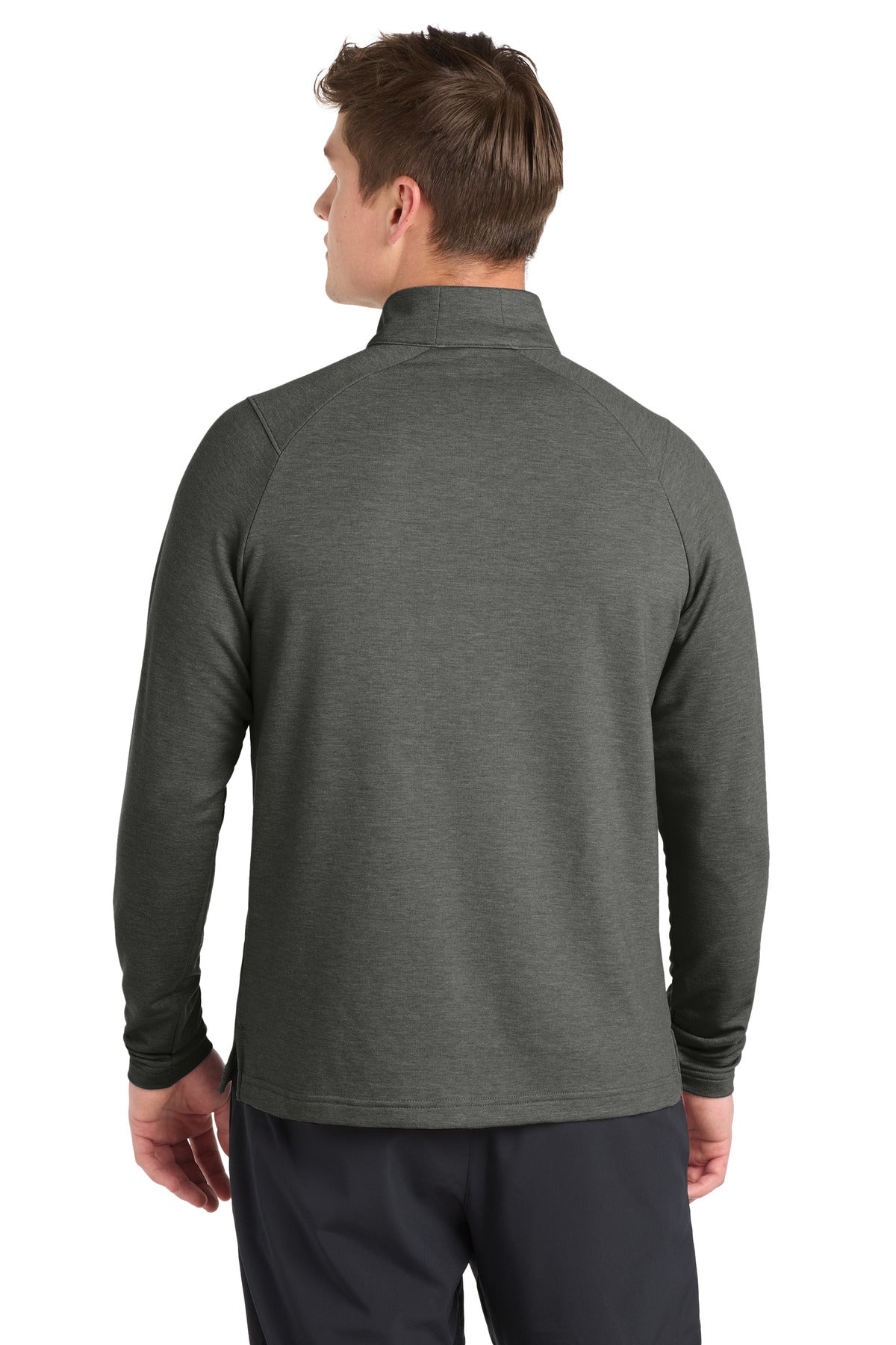Sport-Tek Sport-Wick Flex Fleece 1/4-Zip - Dark Grey Heather
