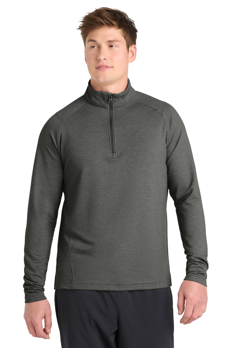 Sport-Tek Sport-Wick Flex Fleece 1/4-Zip - Dark Grey Heather