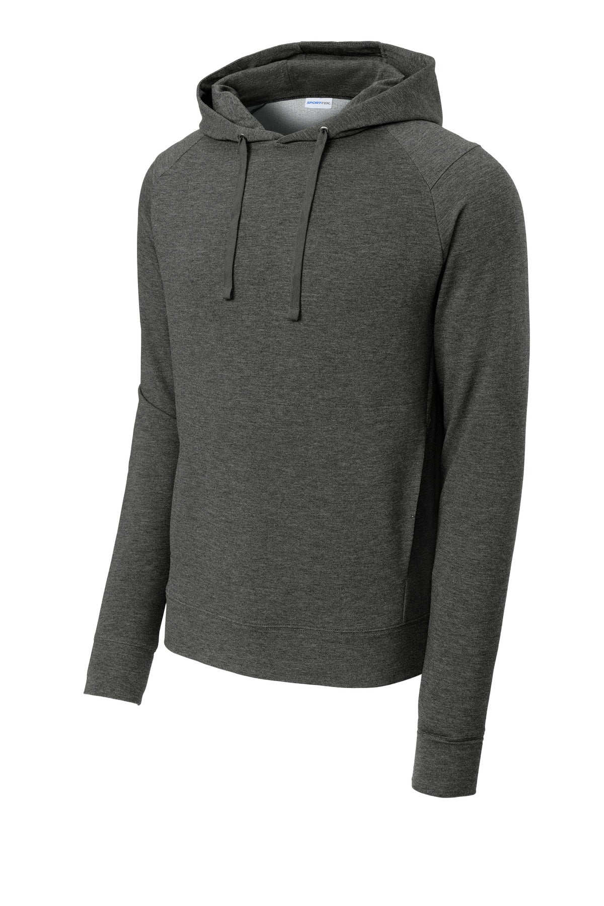 Sport-Tek Sport-Wick Flex Fleece Pullover Hoodie - Dark Grey Heather