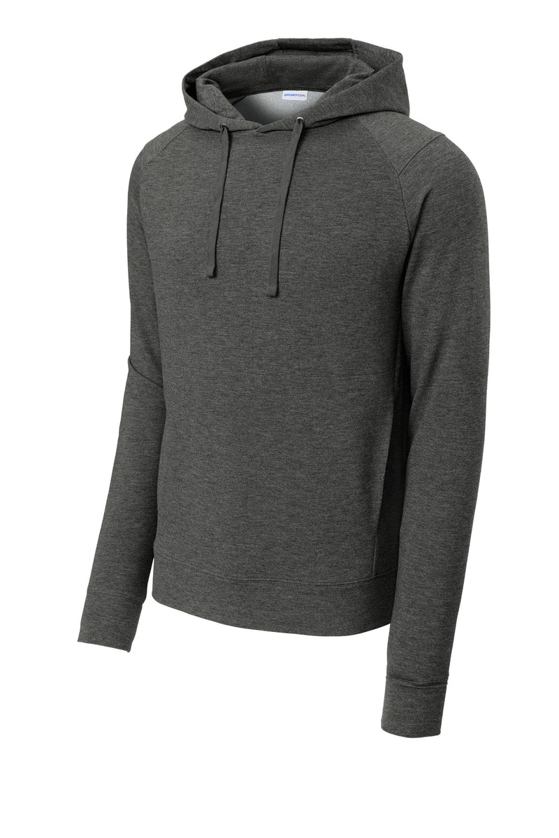 Sport-Tek Sport-Wick Flex Fleece Pullover Hoodie - Dark Grey Heather