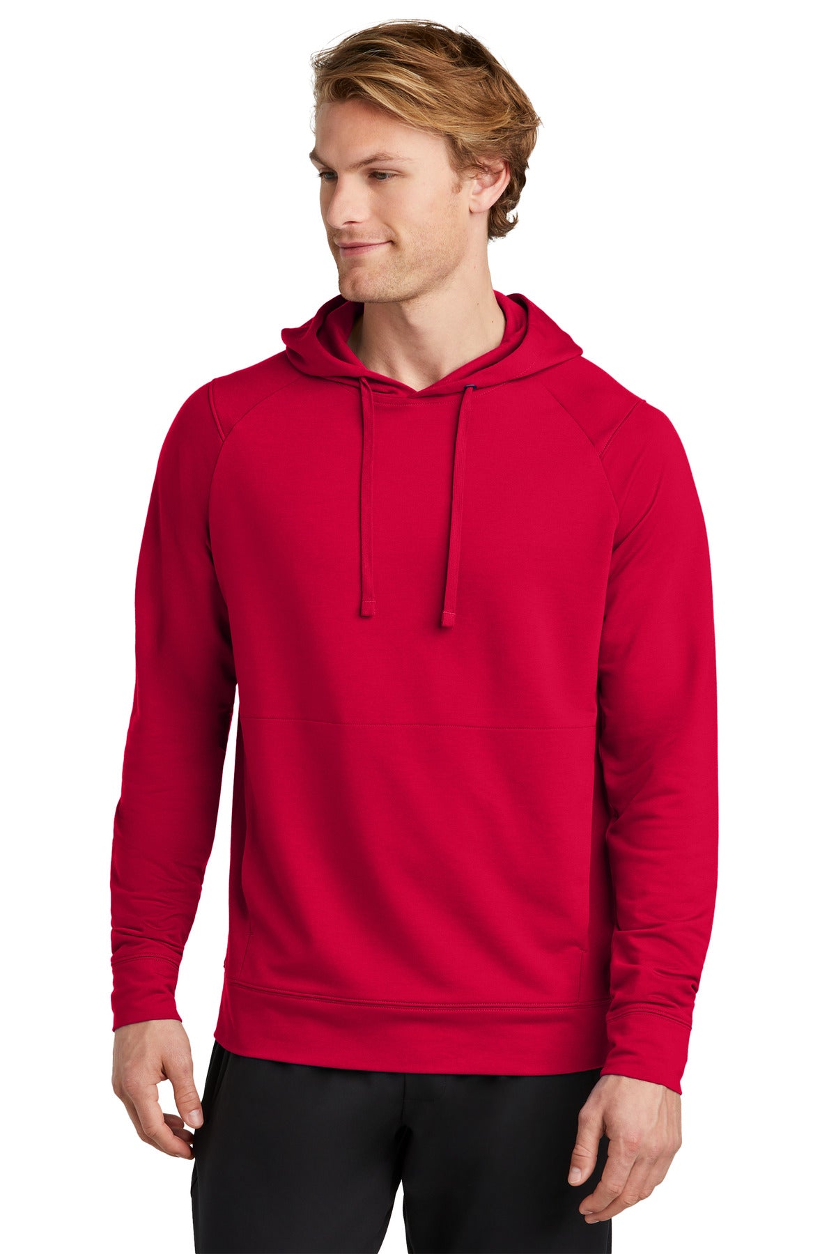 Sport-Tek Sport-Wick Flex Fleece Pullover Hoodie - Deep Red