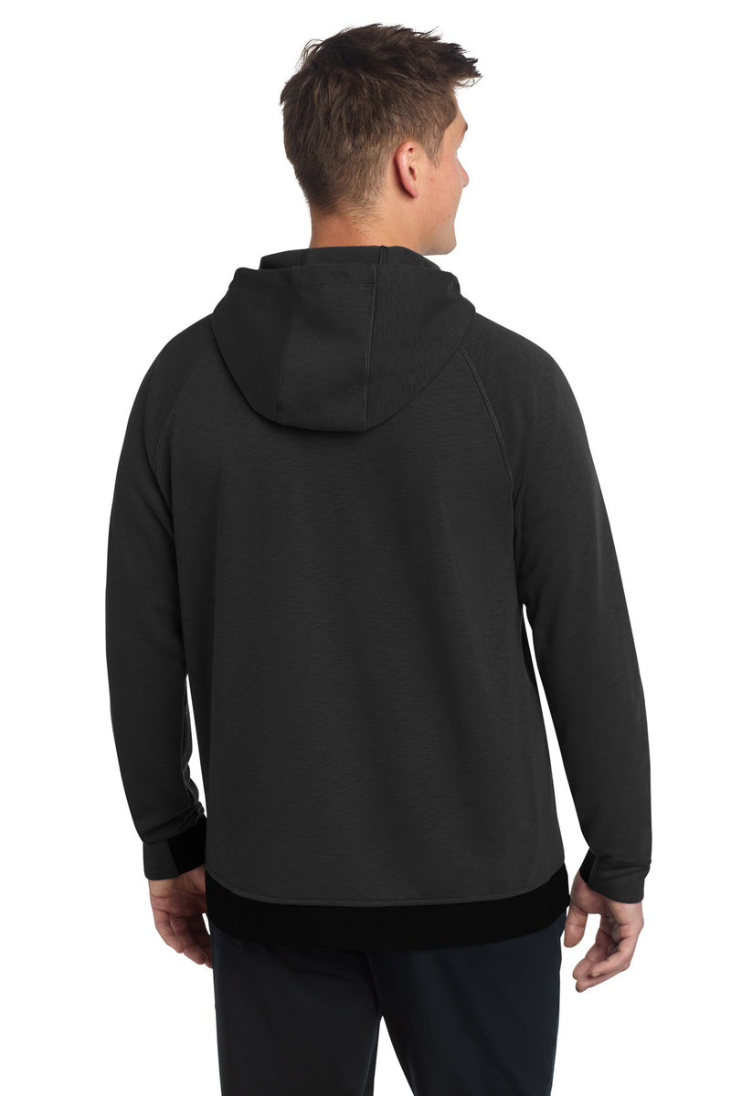 Sport-Tek PosiCharge Strive Hooded Full-Zip - Black