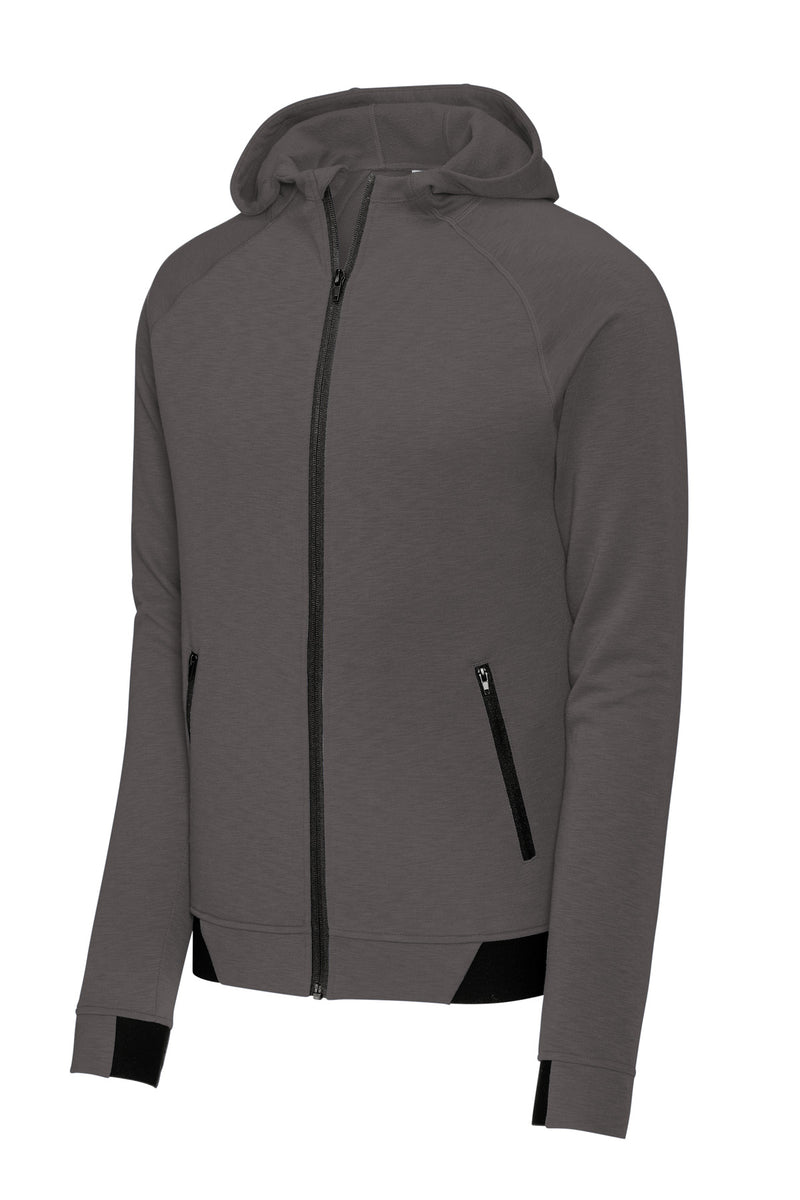 Sport-Tek PosiCharge Strive Hooded Full-Zip - Graphite