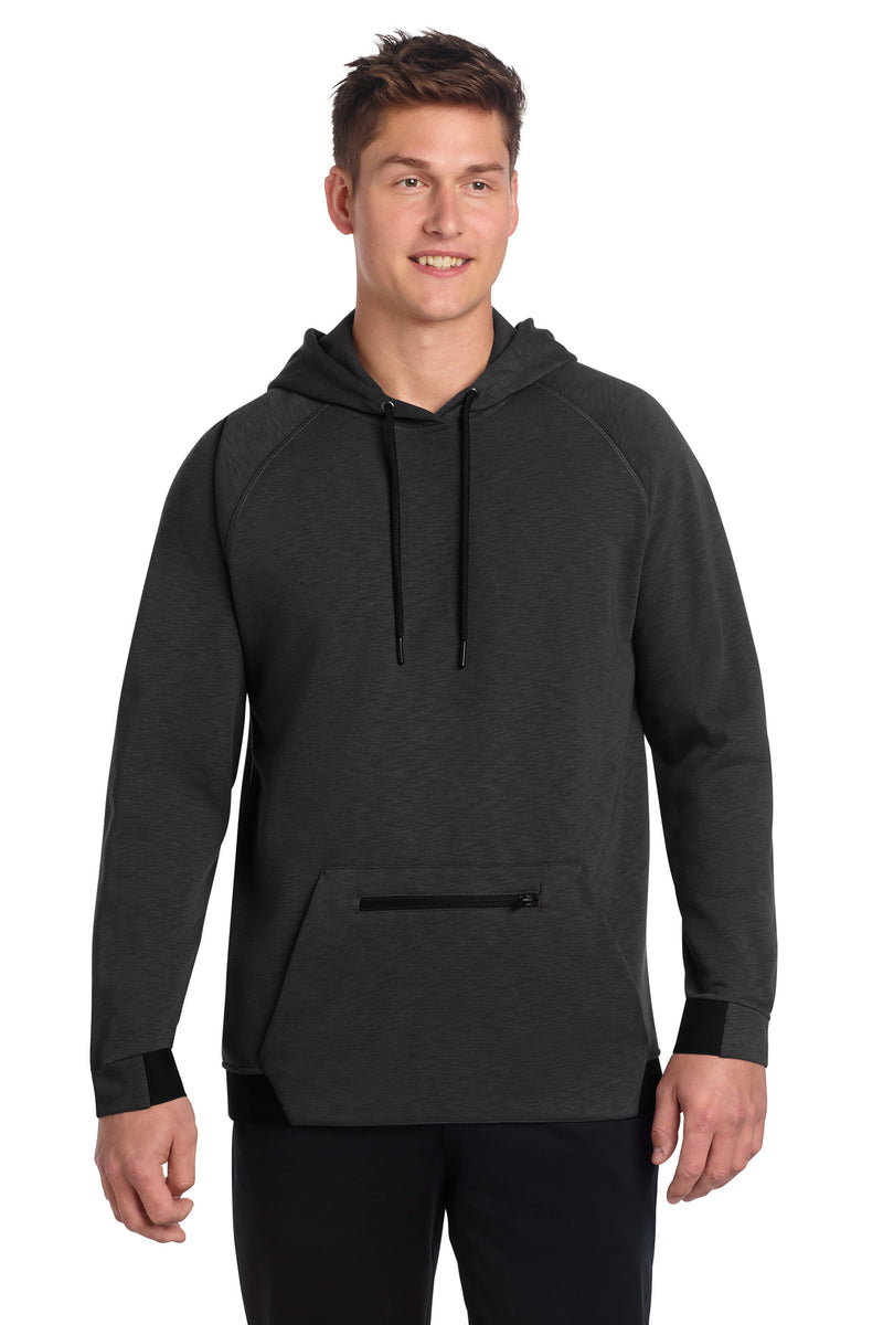 Sport-Tek PosiCharge Strive Hooded Pullover - Black