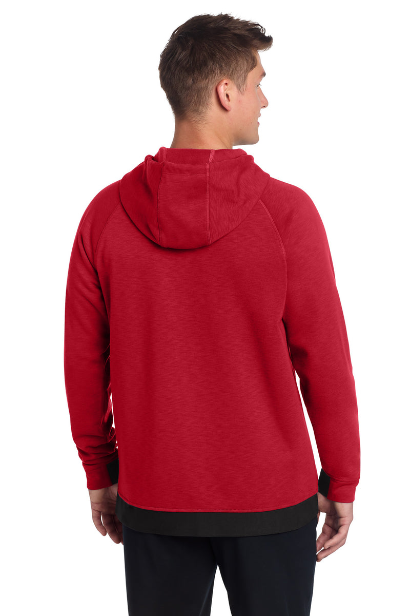 Sport-Tek PosiCharge Strive Hooded Pullover - Deep Red