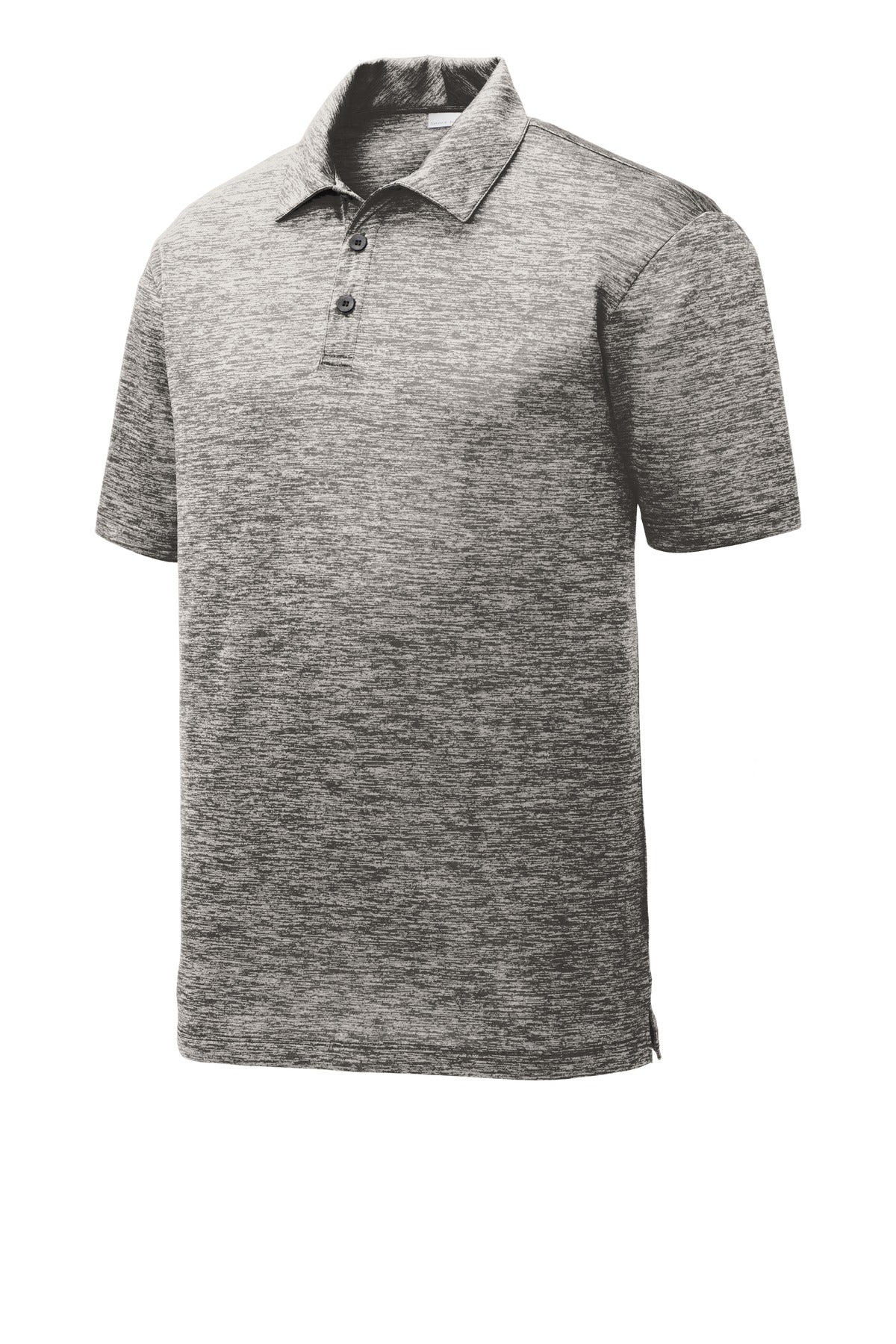 Sport-Tek  PosiCharge  Electric Heather Polo - Black Electric