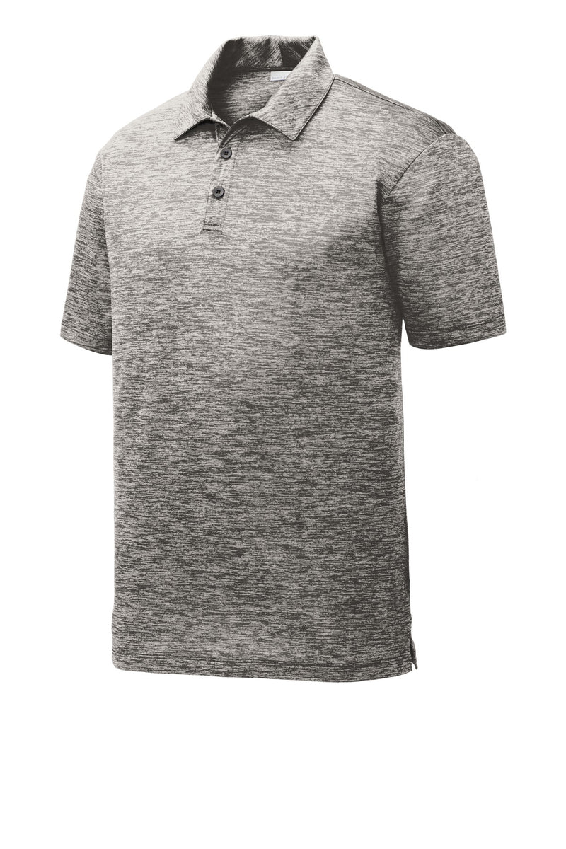 Sport-Tek  PosiCharge  Electric Heather Polo - Black Electric