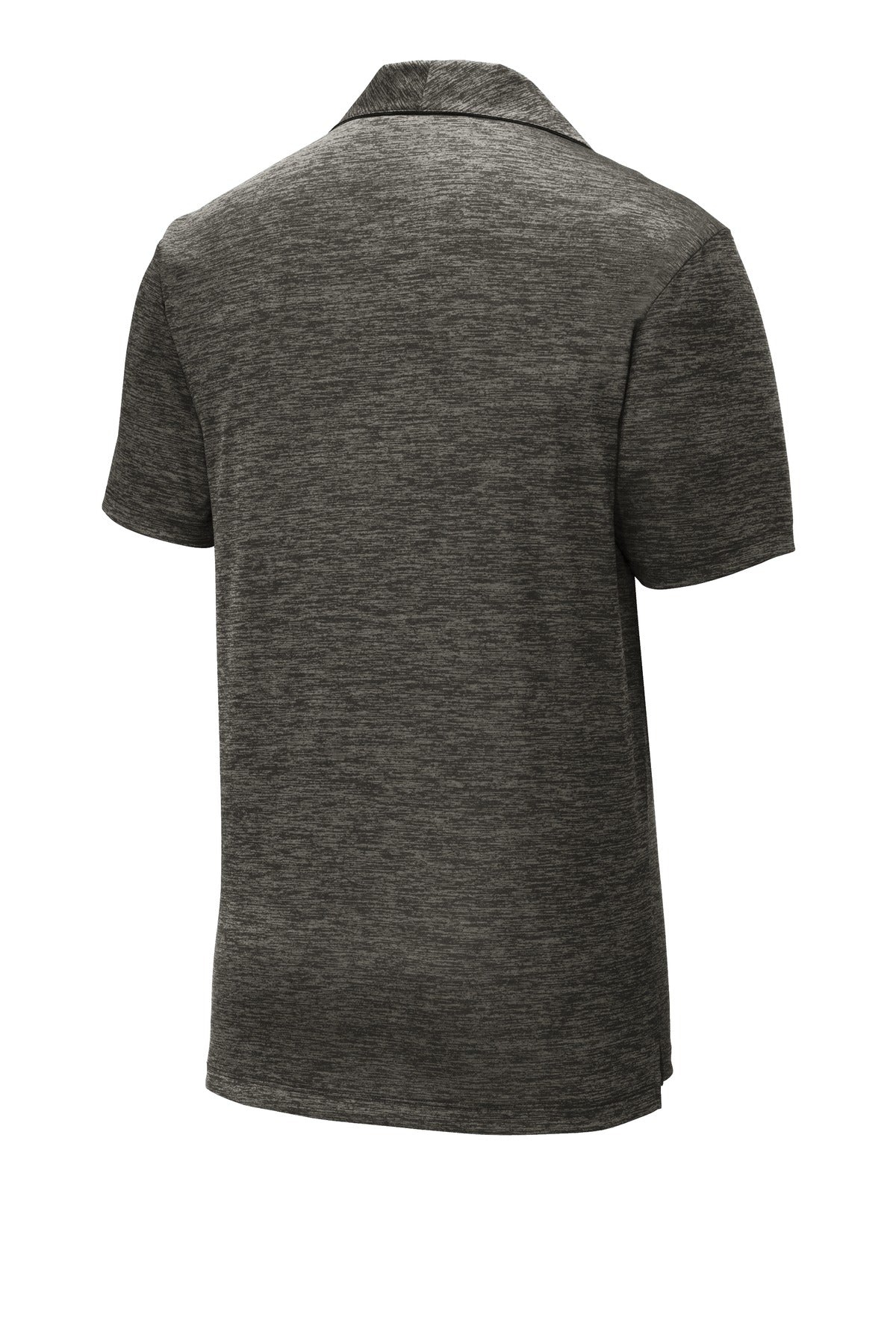 Sport-Tek  PosiCharge  Electric Heather Polo - Grey-Black Electric