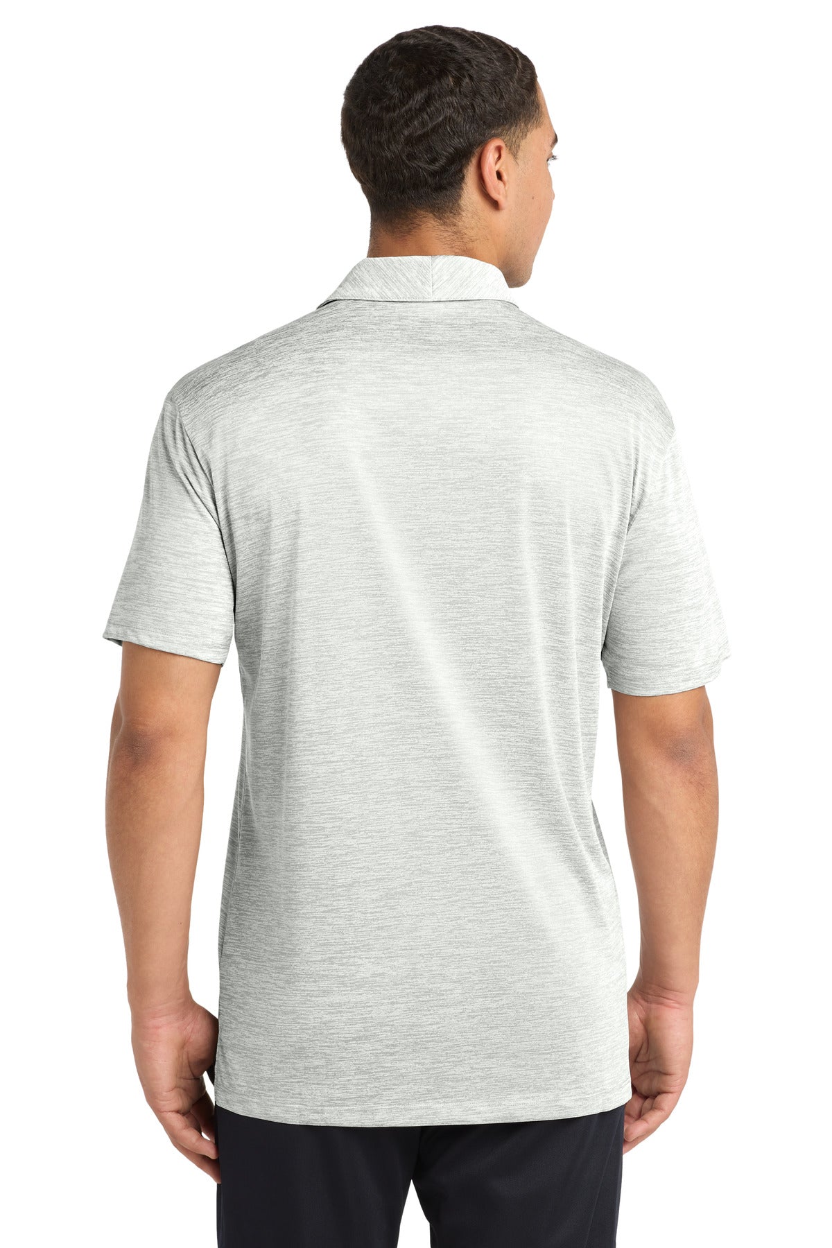 Sport-Tek  PosiCharge  Electric Heather Polo - Silver Electric