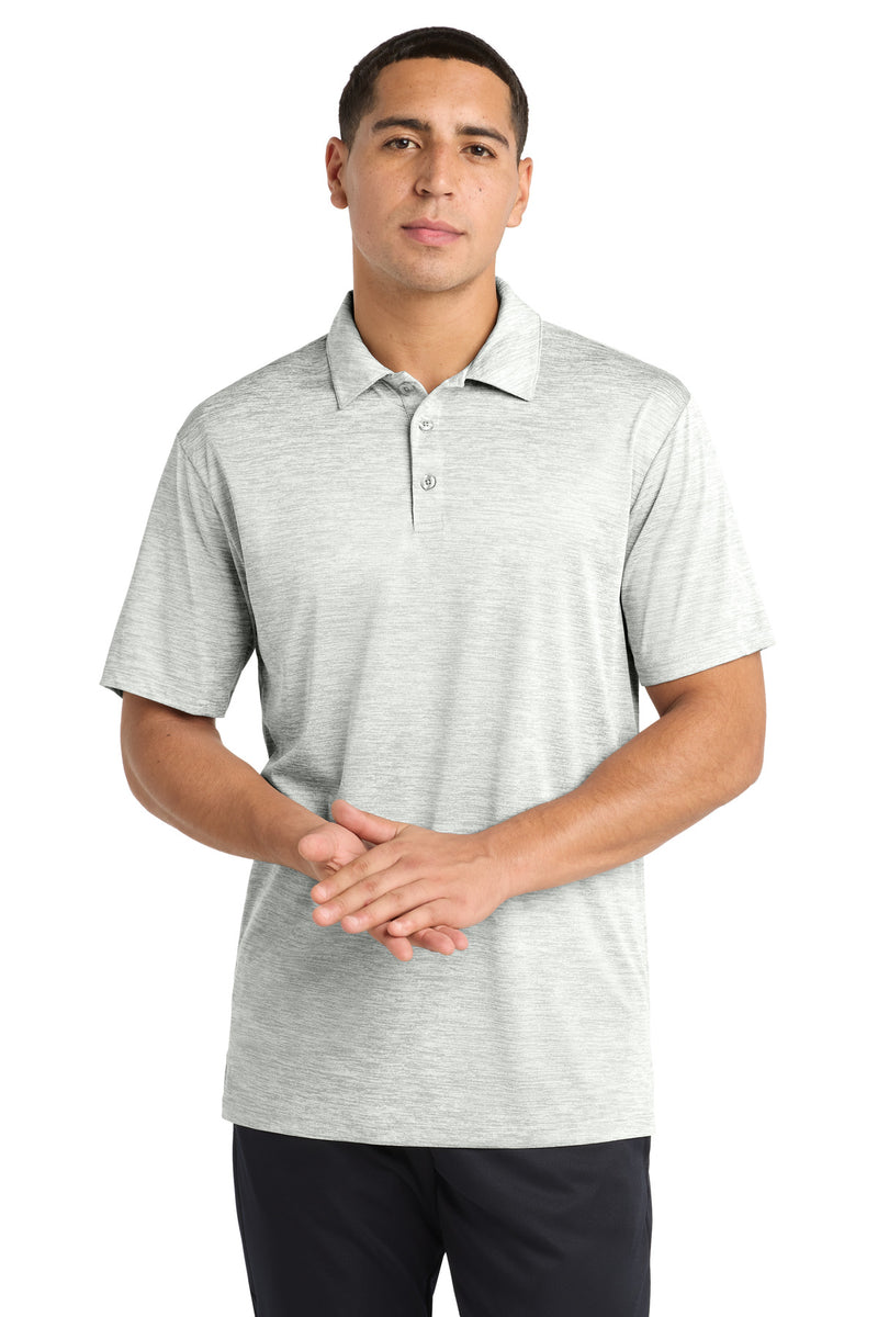 Sport-Tek  PosiCharge  Electric Heather Polo - Silver Electric