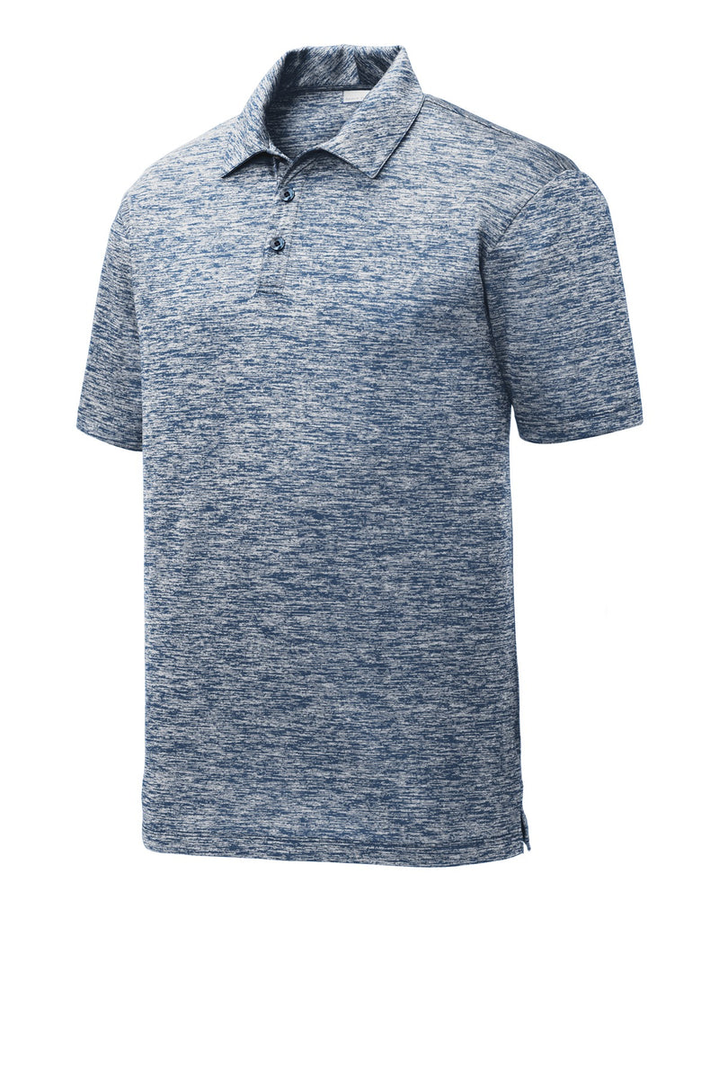 Sport-Tek  PosiCharge  Electric Heather Polo - True Navy Electric