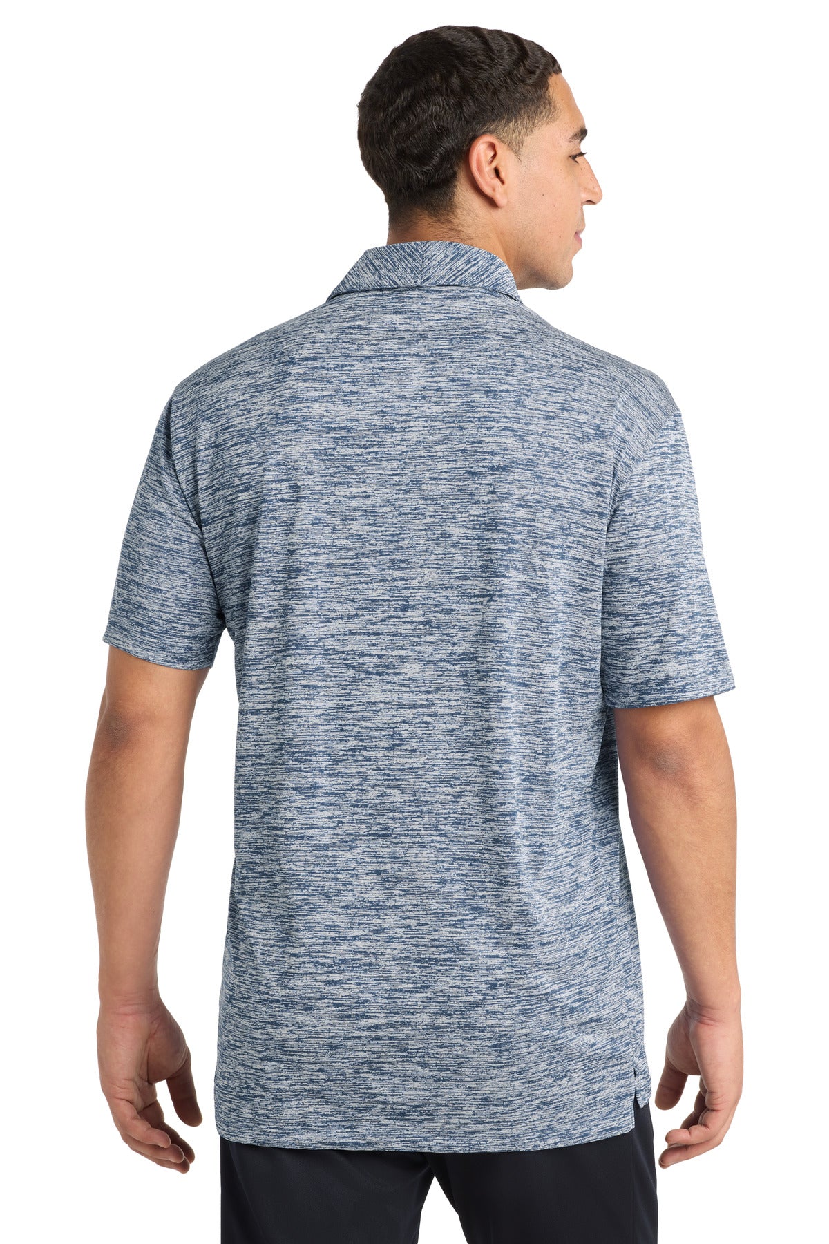 Sport-Tek  PosiCharge  Electric Heather Polo - True Navy Electric