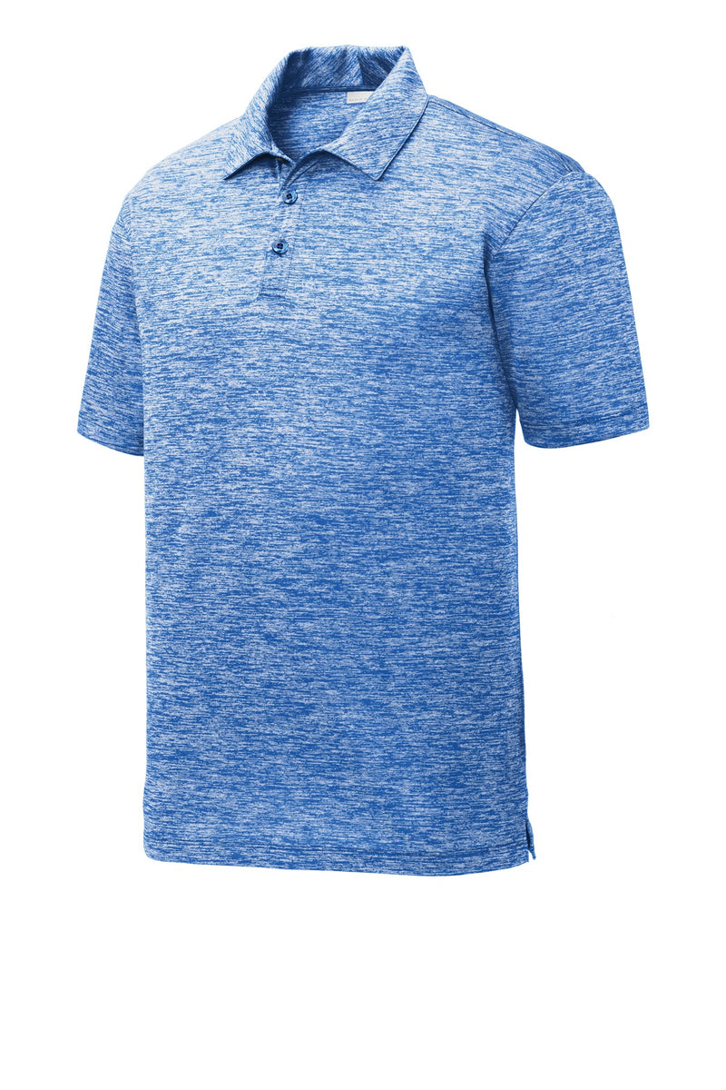 Sport-Tek  PosiCharge  Electric Heather Polo - True Royal Electric