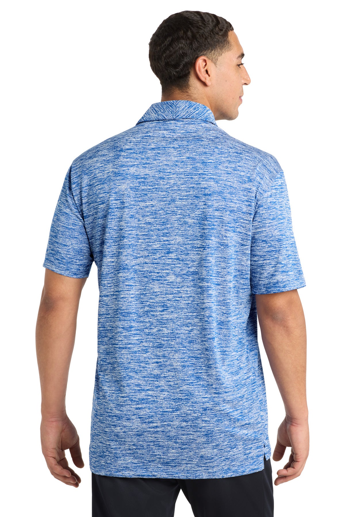 Sport-Tek  PosiCharge  Electric Heather Polo - True Royal Electric