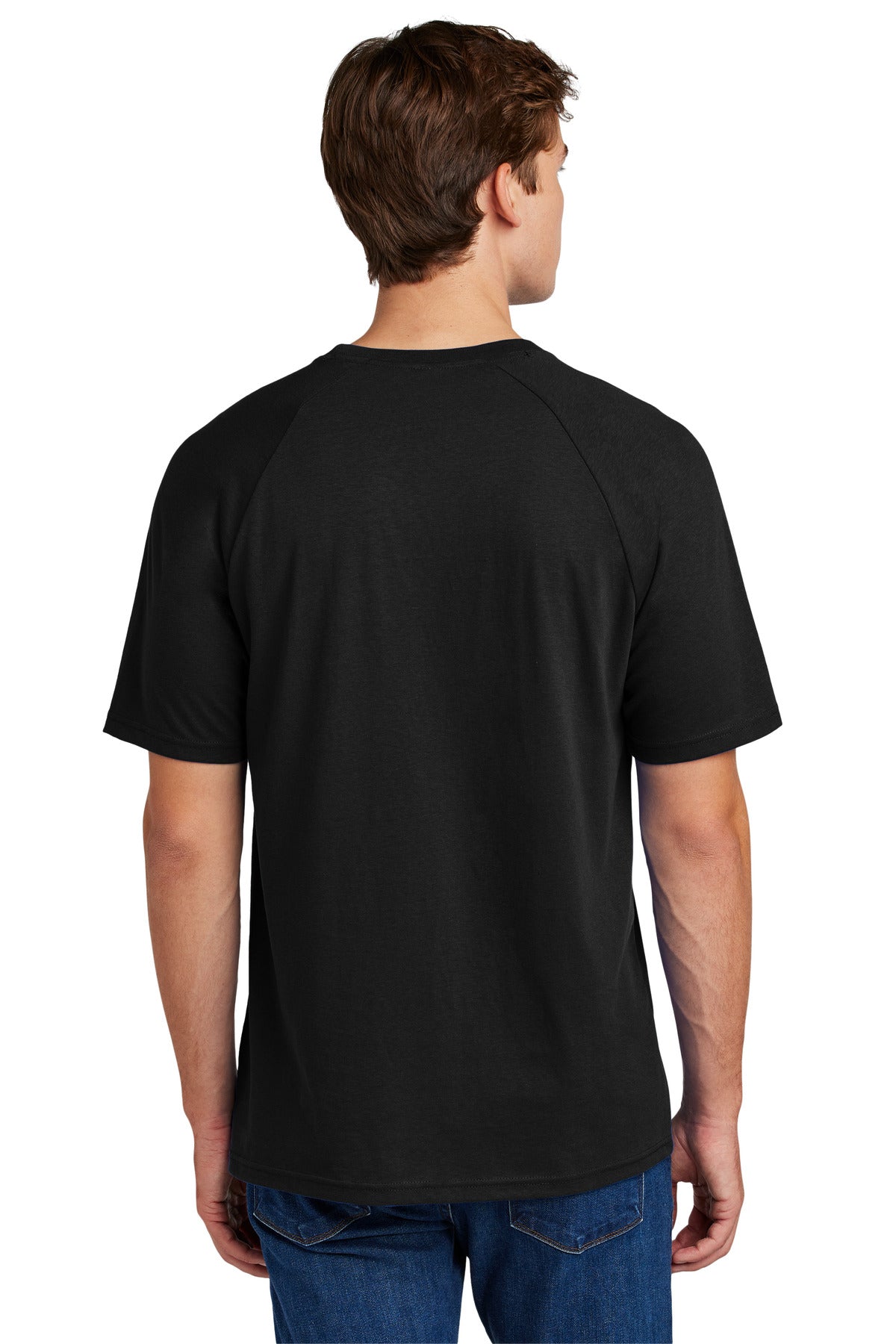 Sport-Tek Halftime Raglan Tee - Black