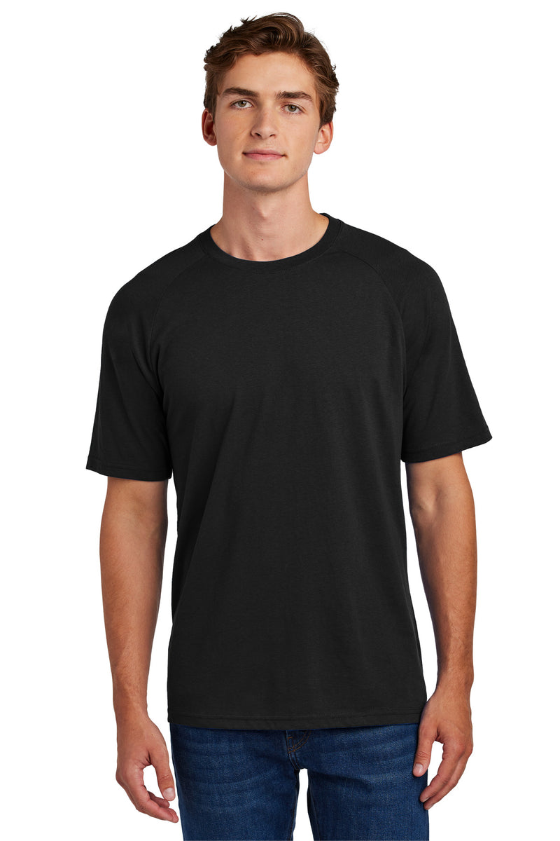 Sport-Tek Halftime Raglan Tee - Black
