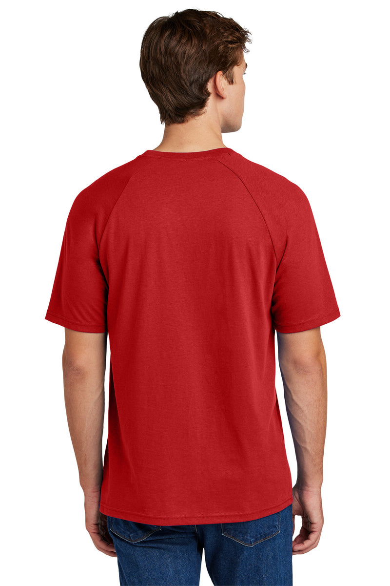 Sport-Tek Halftime Raglan Tee - Deep Red