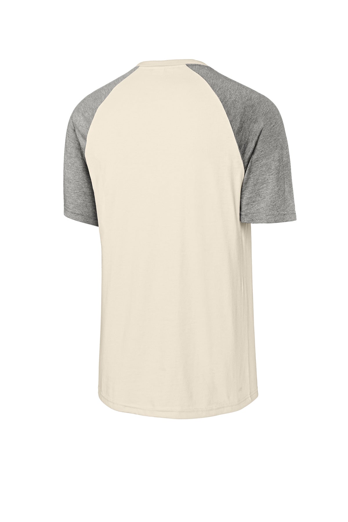Sport-Tek Halftime Raglan Tee - Vintage Heather/ Ecru