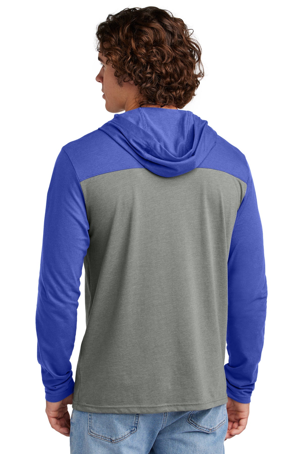 Sport-Tek Halftime Long Sleeve Hoodie - True Royal/ Vintage Heather