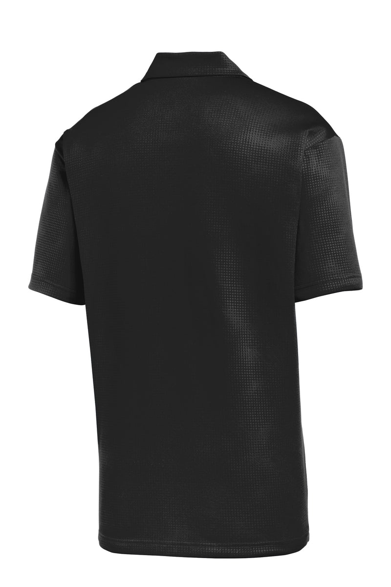 Sport-Tek Embossed PosiCharge Tough Polo - Black