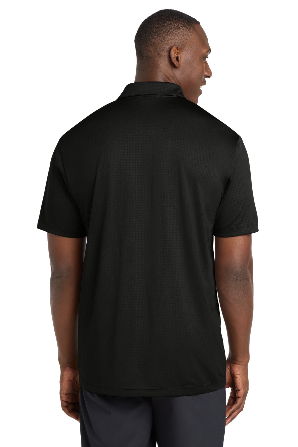 Sport-Tek Embossed PosiCharge Tough Polo - Black